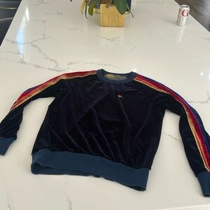 Aviator Nation velour crewneck